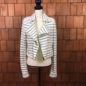 COPY - Pretty little liars BCBGMaxAzria Moto knit cropped jacket